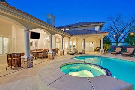 Lux 5Br Vegas Home W Pool, Spa, Games, Near Strip Las Vegas Luaran gambar