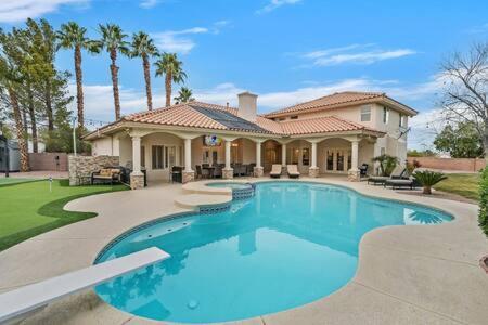 Lux 5Br Vegas Home W Pool, Spa, Games, Near Strip Las Vegas Luaran gambar